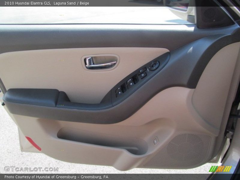 Laguna Sand / Beige 2010 Hyundai Elantra GLS