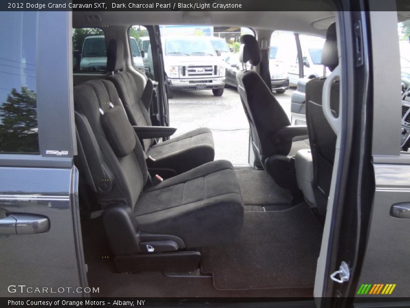 Dark Charcoal Pearl / Black/Light Graystone 2012 Dodge Grand Caravan SXT
