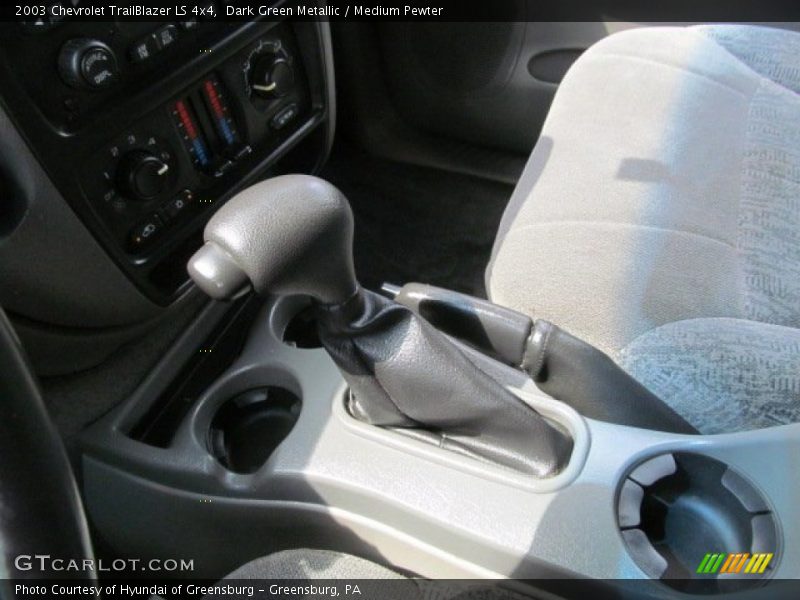 Dark Green Metallic / Medium Pewter 2003 Chevrolet TrailBlazer LS 4x4