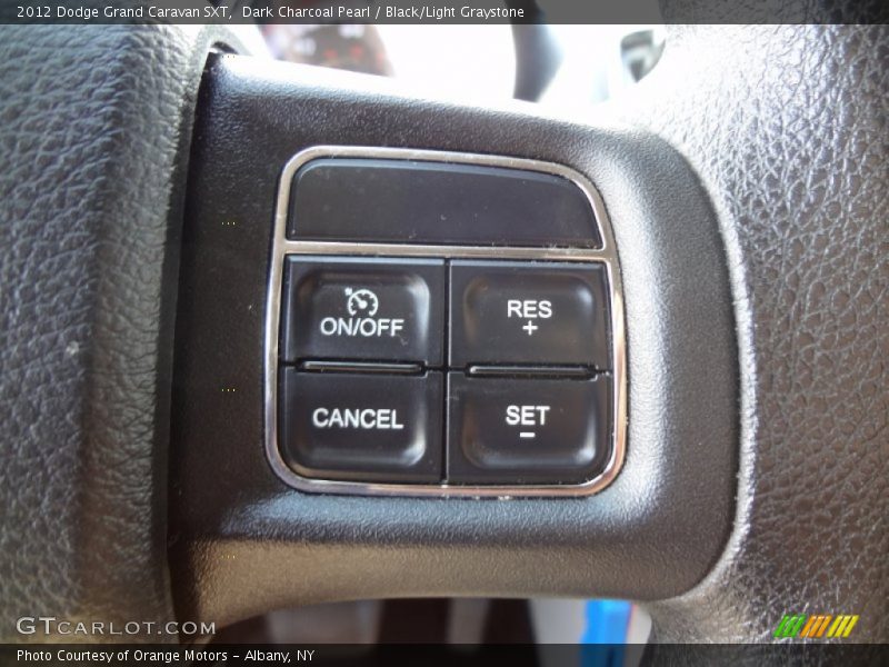 Dark Charcoal Pearl / Black/Light Graystone 2012 Dodge Grand Caravan SXT