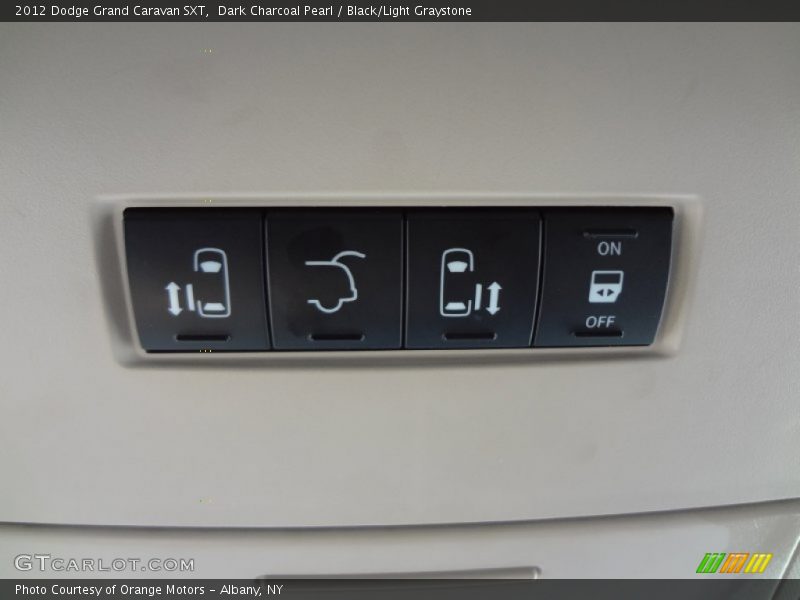 Dark Charcoal Pearl / Black/Light Graystone 2012 Dodge Grand Caravan SXT