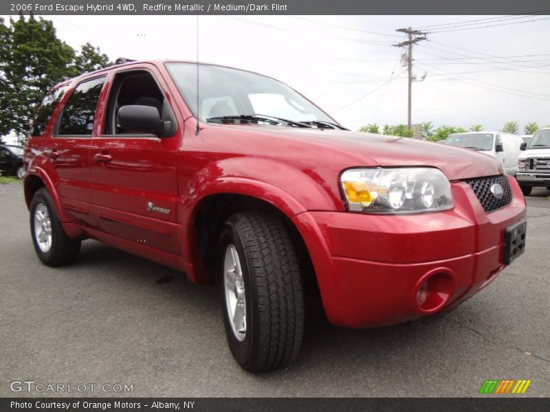 Redfire Metallic / Medium/Dark Flint 2006 Ford Escape Hybrid 4WD