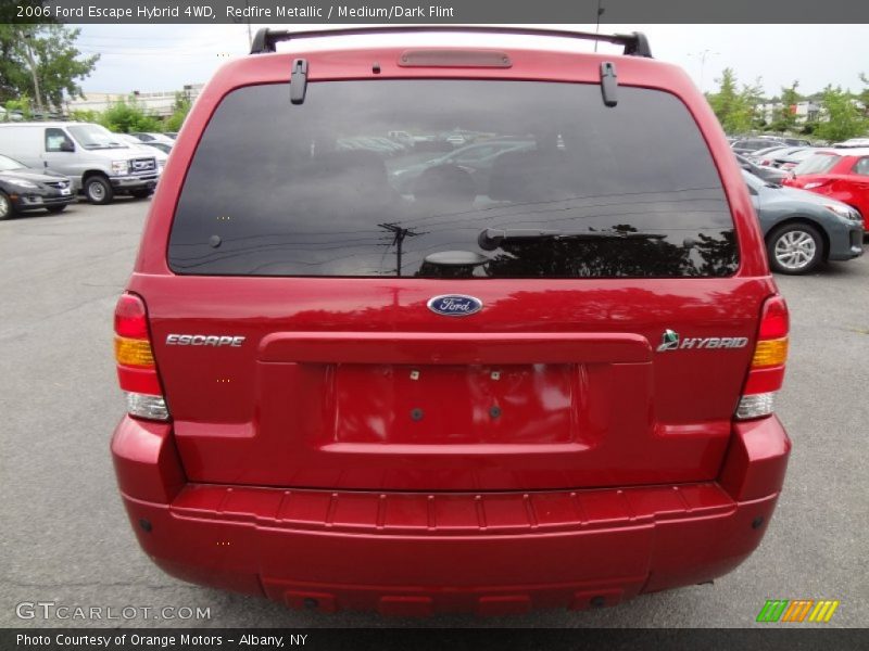 Redfire Metallic / Medium/Dark Flint 2006 Ford Escape Hybrid 4WD
