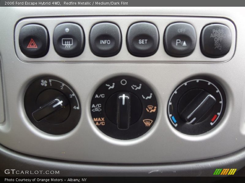 Redfire Metallic / Medium/Dark Flint 2006 Ford Escape Hybrid 4WD