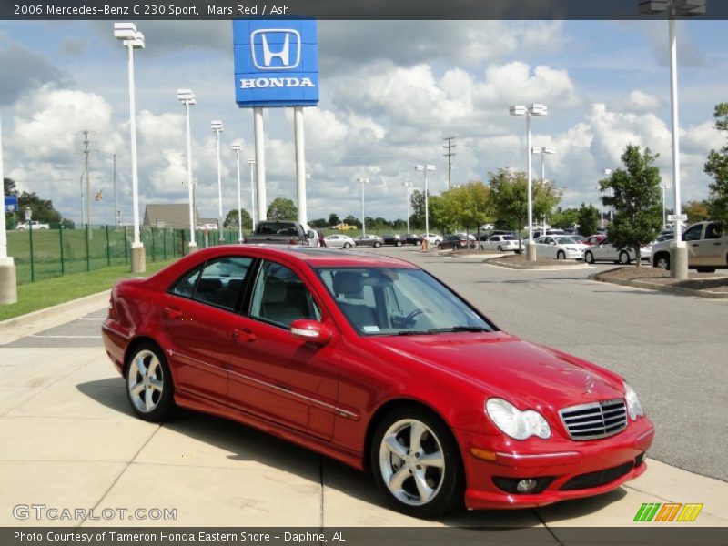 Mars Red / Ash 2006 Mercedes-Benz C 230 Sport