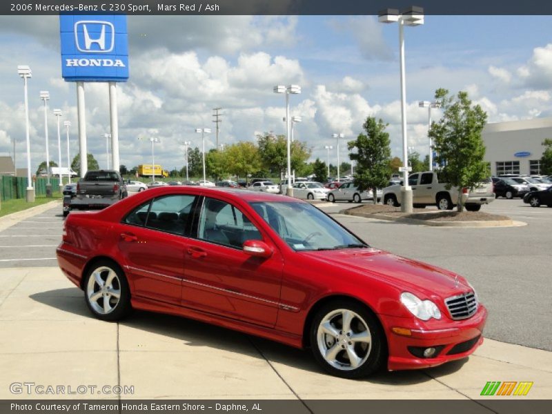 Mars Red / Ash 2006 Mercedes-Benz C 230 Sport