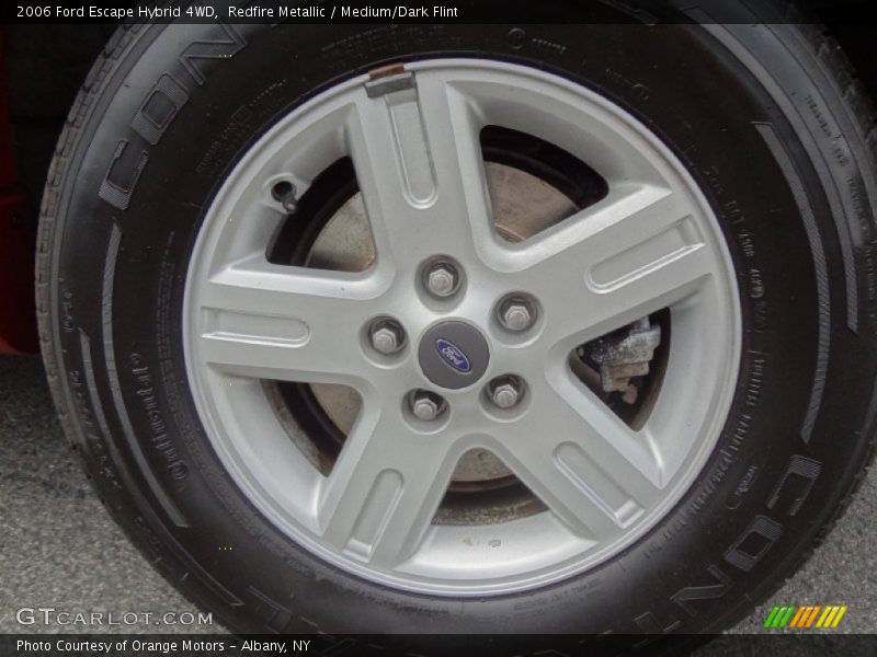 Redfire Metallic / Medium/Dark Flint 2006 Ford Escape Hybrid 4WD
