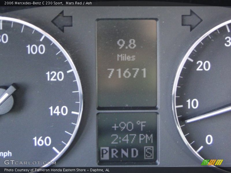 Mars Red / Ash 2006 Mercedes-Benz C 230 Sport