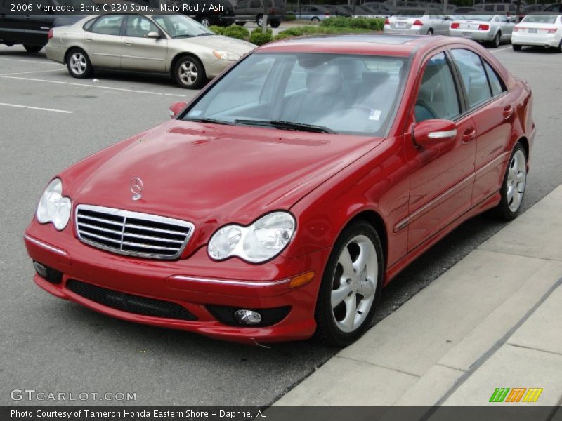 Mars Red / Ash 2006 Mercedes-Benz C 230 Sport