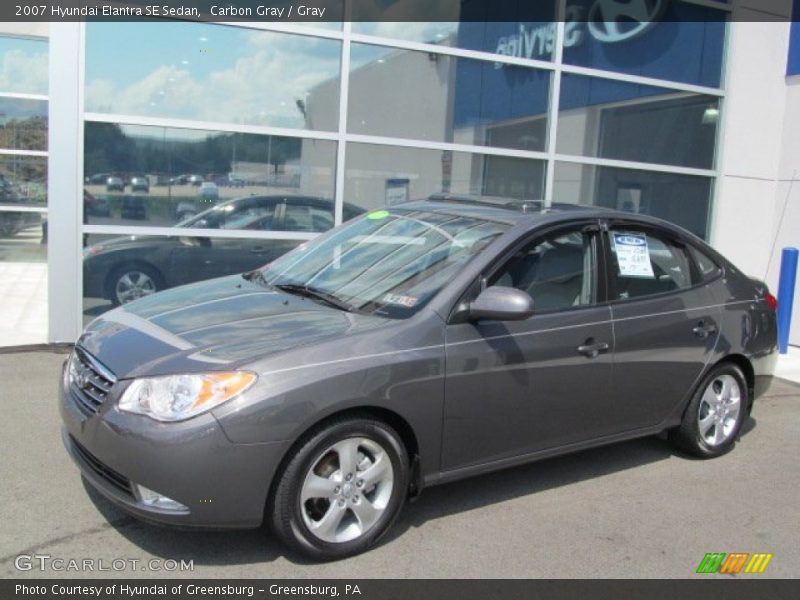Carbon Gray / Gray 2007 Hyundai Elantra SE Sedan