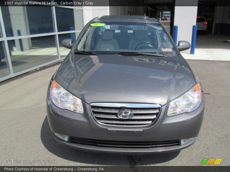 Carbon Gray / Gray 2007 Hyundai Elantra SE Sedan