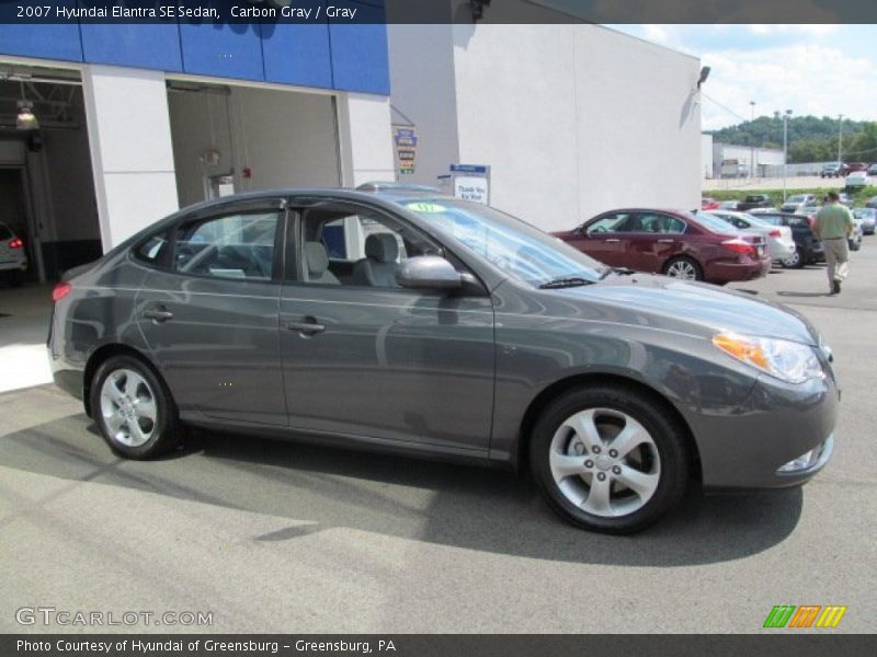 Carbon Gray / Gray 2007 Hyundai Elantra SE Sedan