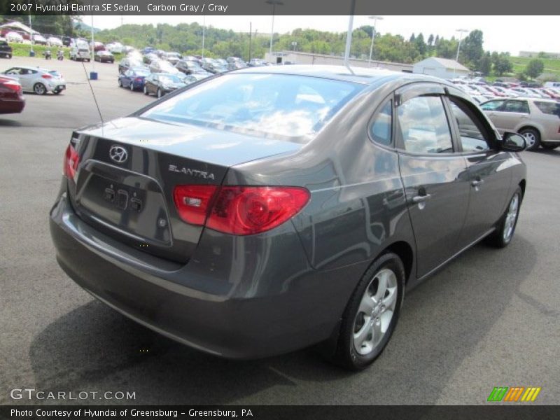 Carbon Gray / Gray 2007 Hyundai Elantra SE Sedan