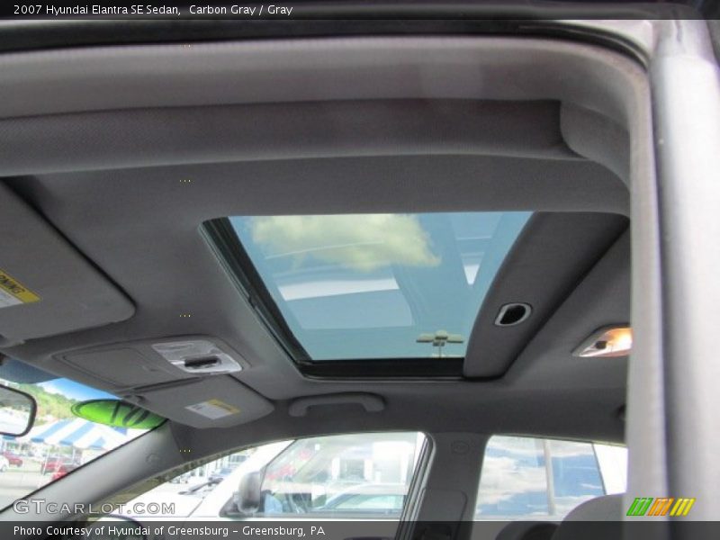 Carbon Gray / Gray 2007 Hyundai Elantra SE Sedan