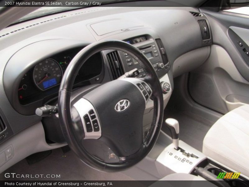 Dashboard of 2007 Elantra SE Sedan