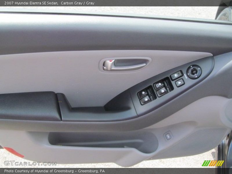 Carbon Gray / Gray 2007 Hyundai Elantra SE Sedan