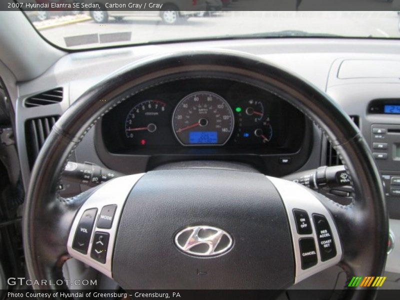 Carbon Gray / Gray 2007 Hyundai Elantra SE Sedan