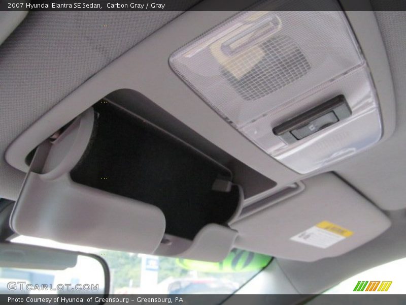 Carbon Gray / Gray 2007 Hyundai Elantra SE Sedan
