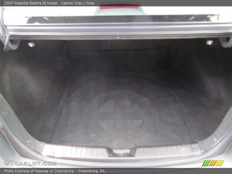  2007 Elantra SE Sedan Trunk