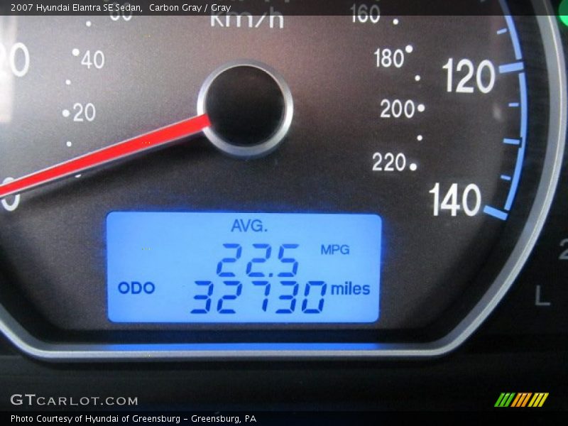 Carbon Gray / Gray 2007 Hyundai Elantra SE Sedan