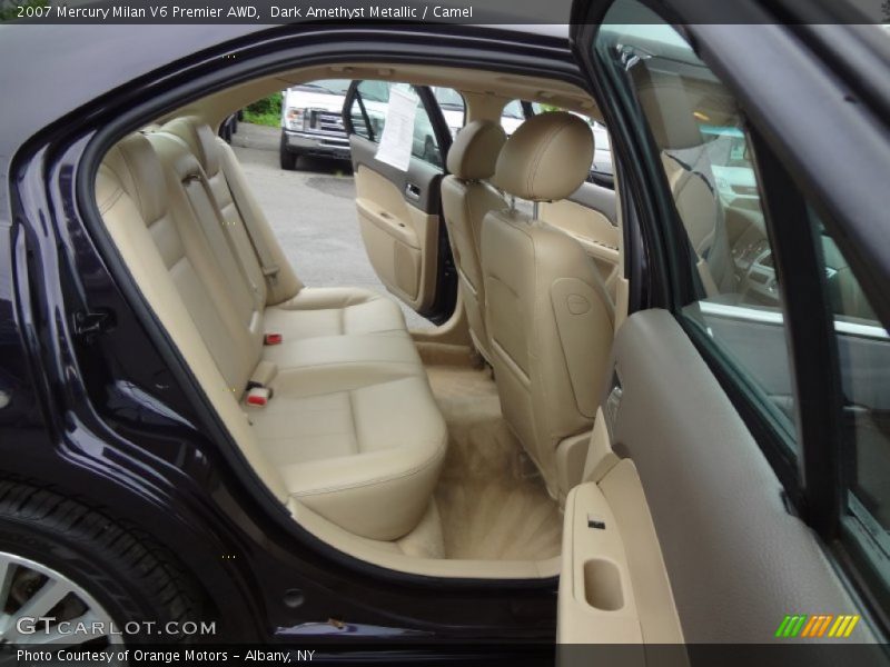 Dark Amethyst Metallic / Camel 2007 Mercury Milan V6 Premier AWD
