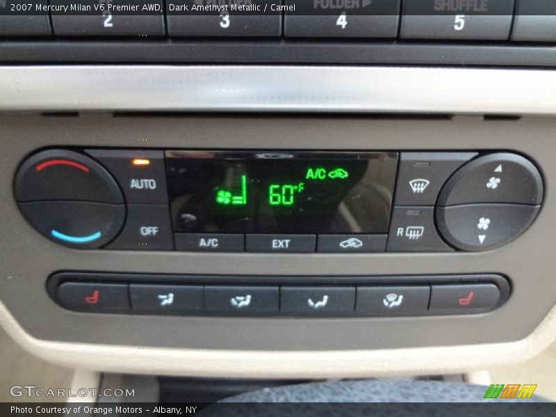 Controls of 2007 Milan V6 Premier AWD