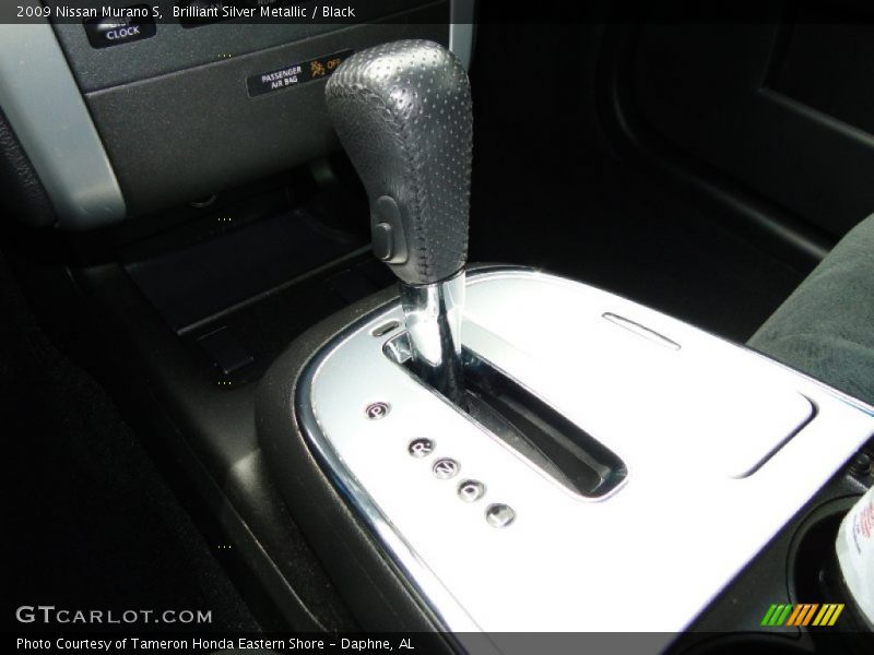 Brilliant Silver Metallic / Black 2009 Nissan Murano S
