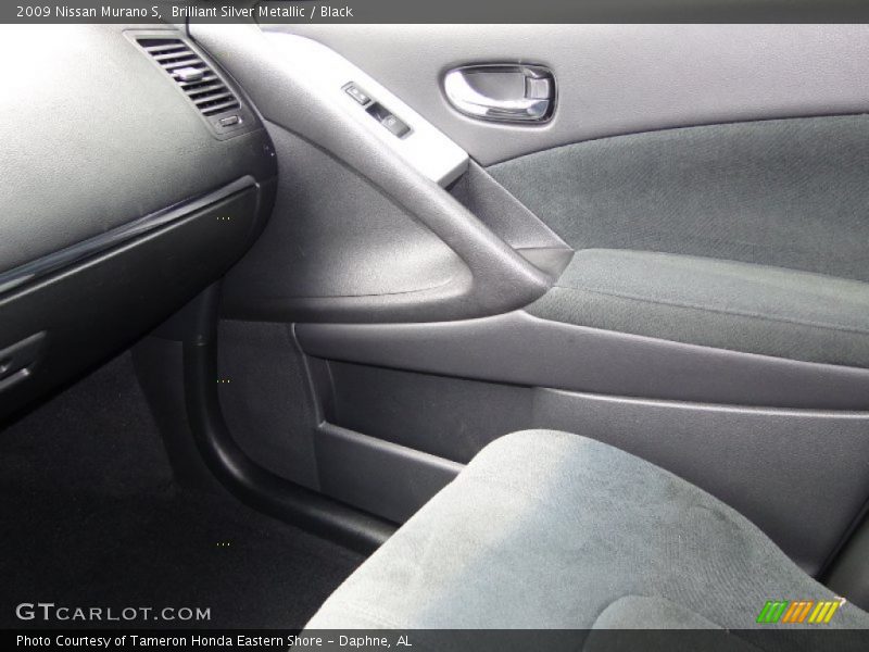 Brilliant Silver Metallic / Black 2009 Nissan Murano S