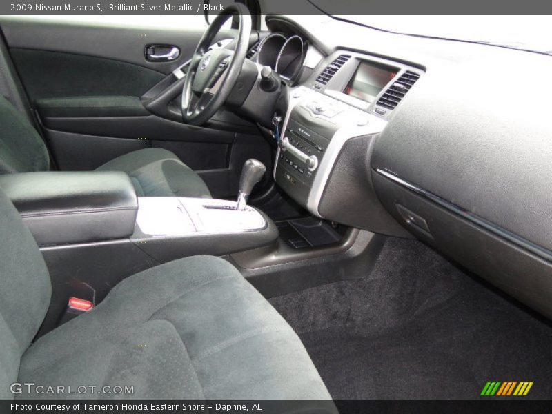 Brilliant Silver Metallic / Black 2009 Nissan Murano S