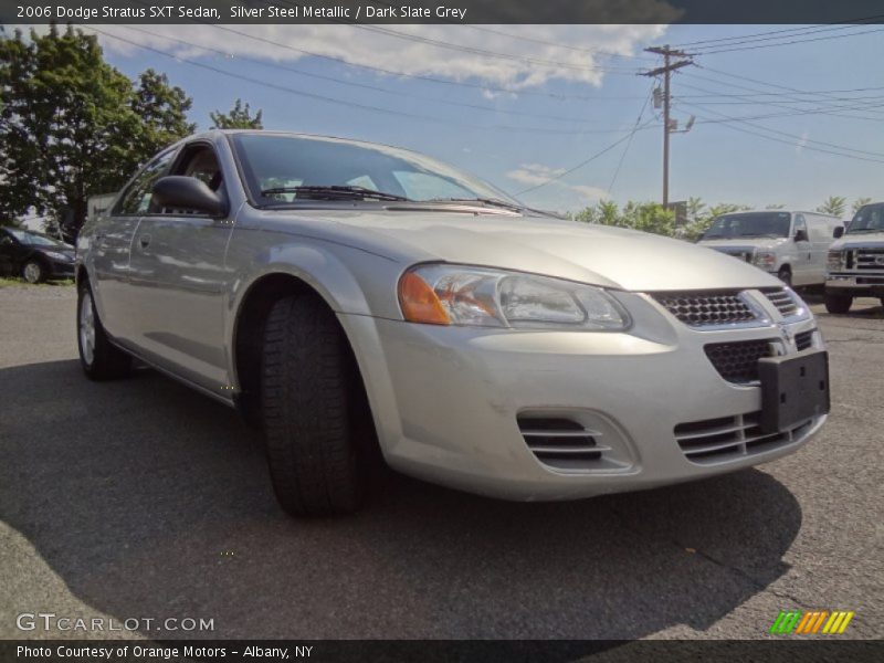Silver Steel Metallic / Dark Slate Grey 2006 Dodge Stratus SXT Sedan