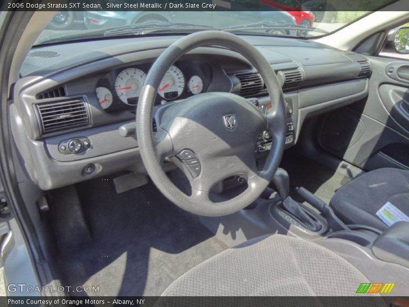 Silver Steel Metallic / Dark Slate Grey 2006 Dodge Stratus SXT Sedan