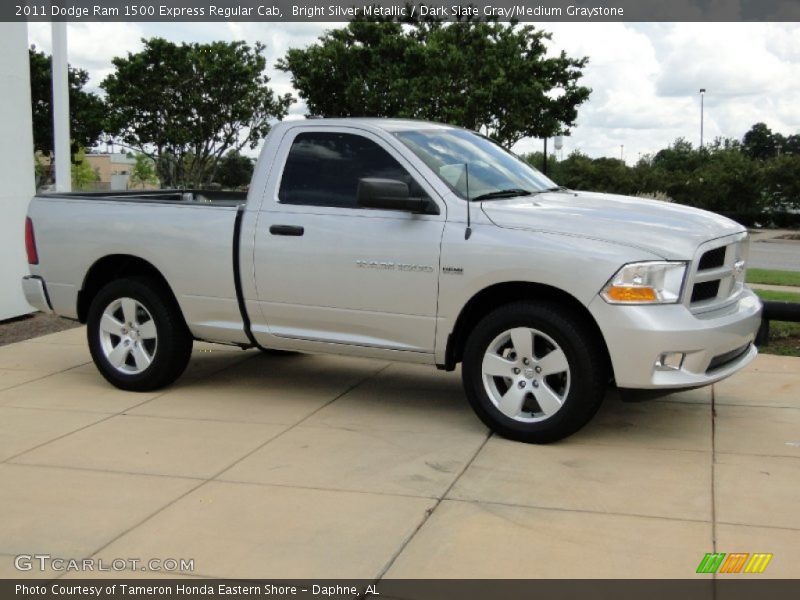 Bright Silver Metallic / Dark Slate Gray/Medium Graystone 2011 Dodge Ram 1500 Express Regular Cab