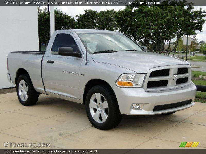 Bright Silver Metallic / Dark Slate Gray/Medium Graystone 2011 Dodge Ram 1500 Express Regular Cab