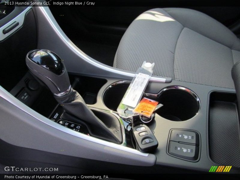 Indigo Night Blue / Gray 2013 Hyundai Sonata GLS