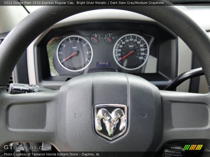 Bright Silver Metallic / Dark Slate Gray/Medium Graystone 2011 Dodge Ram 1500 Express Regular Cab