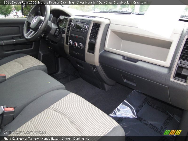 Bright Silver Metallic / Dark Slate Gray/Medium Graystone 2011 Dodge Ram 1500 Express Regular Cab