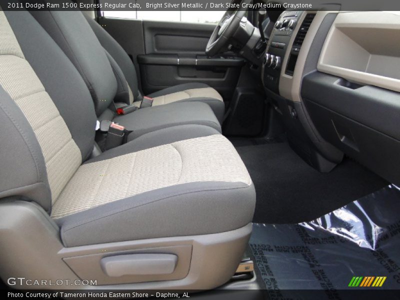 Bright Silver Metallic / Dark Slate Gray/Medium Graystone 2011 Dodge Ram 1500 Express Regular Cab