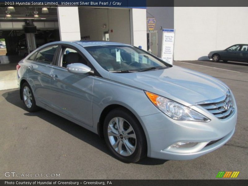 Iridescent Silver Blue Pearl / Gray 2013 Hyundai Sonata Limited
