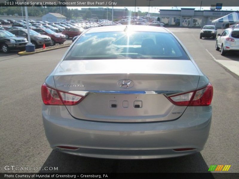 Iridescent Silver Blue Pearl / Gray 2013 Hyundai Sonata Limited