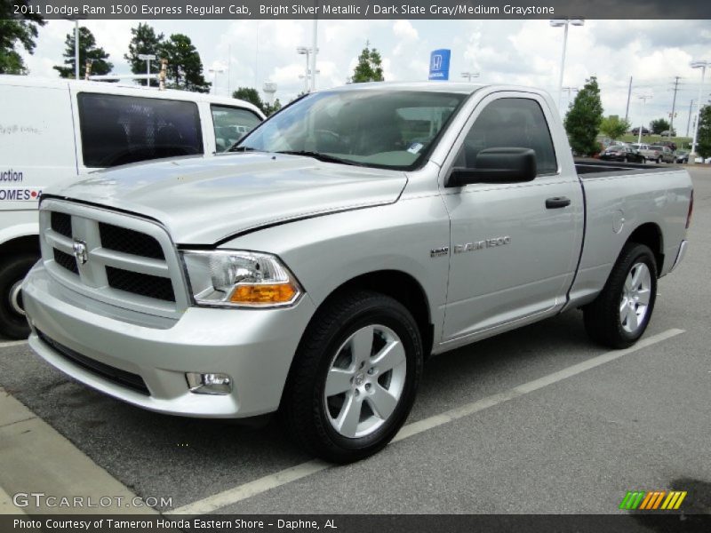 Bright Silver Metallic / Dark Slate Gray/Medium Graystone 2011 Dodge Ram 1500 Express Regular Cab