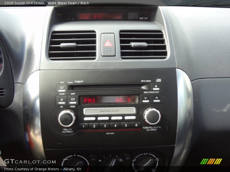 White Water Pearl / Black 2008 Suzuki SX4 Sedan
