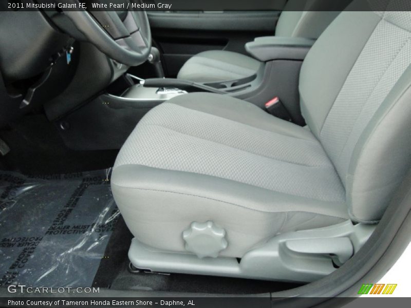 White Pearl / Medium Gray 2011 Mitsubishi Galant FE