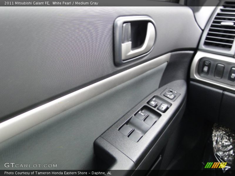 White Pearl / Medium Gray 2011 Mitsubishi Galant FE