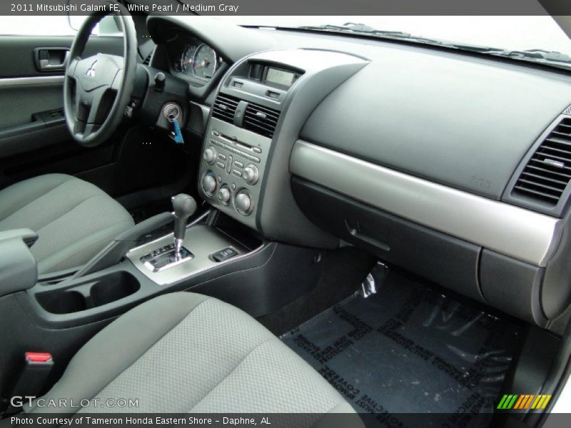 White Pearl / Medium Gray 2011 Mitsubishi Galant FE
