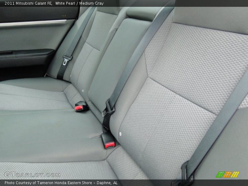 White Pearl / Medium Gray 2011 Mitsubishi Galant FE