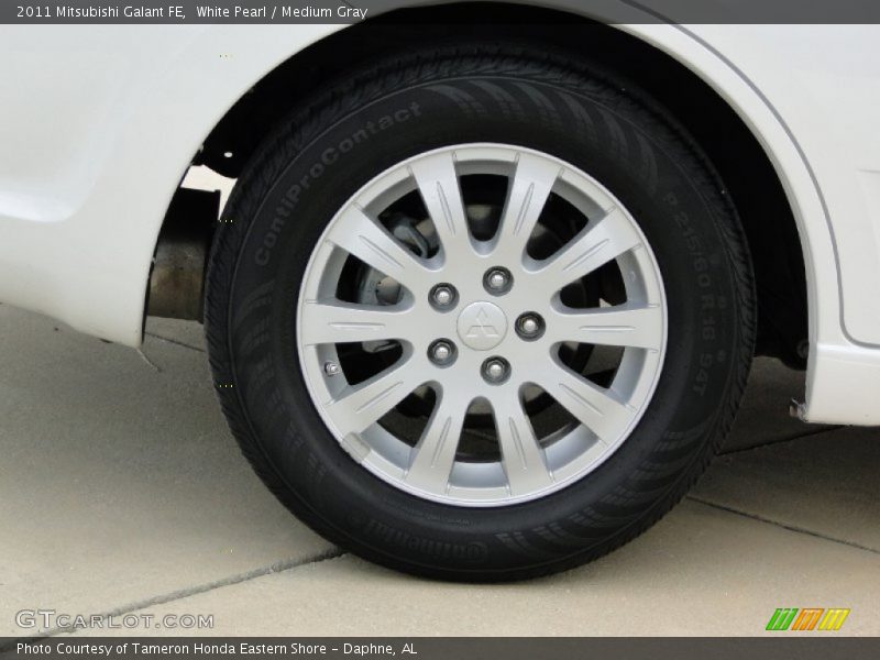White Pearl / Medium Gray 2011 Mitsubishi Galant FE