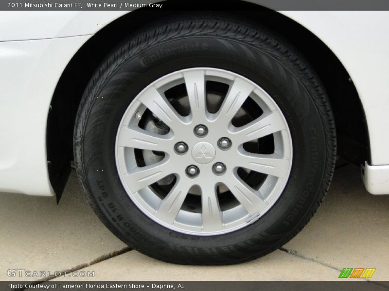 White Pearl / Medium Gray 2011 Mitsubishi Galant FE