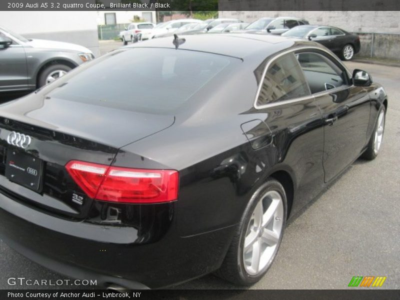Brilliant Black / Black 2009 Audi A5 3.2 quattro Coupe