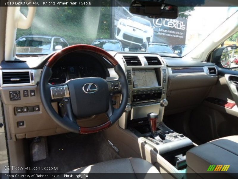 Knights Armor Pearl / Sepia 2010 Lexus GX 460