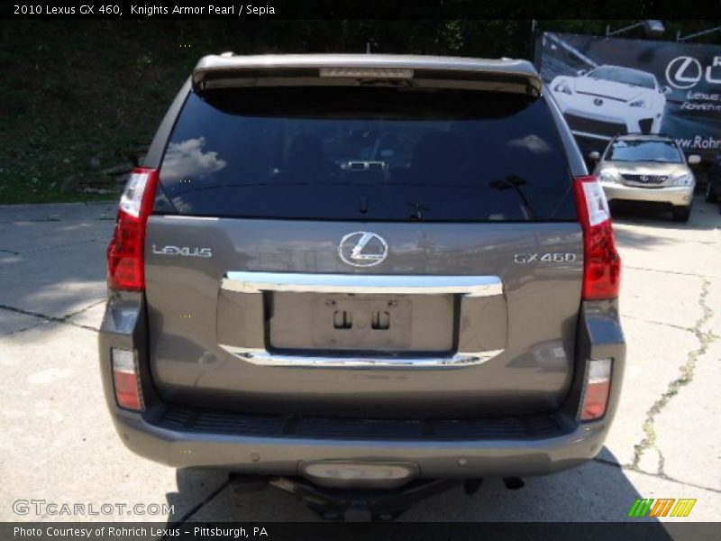 Knights Armor Pearl / Sepia 2010 Lexus GX 460
